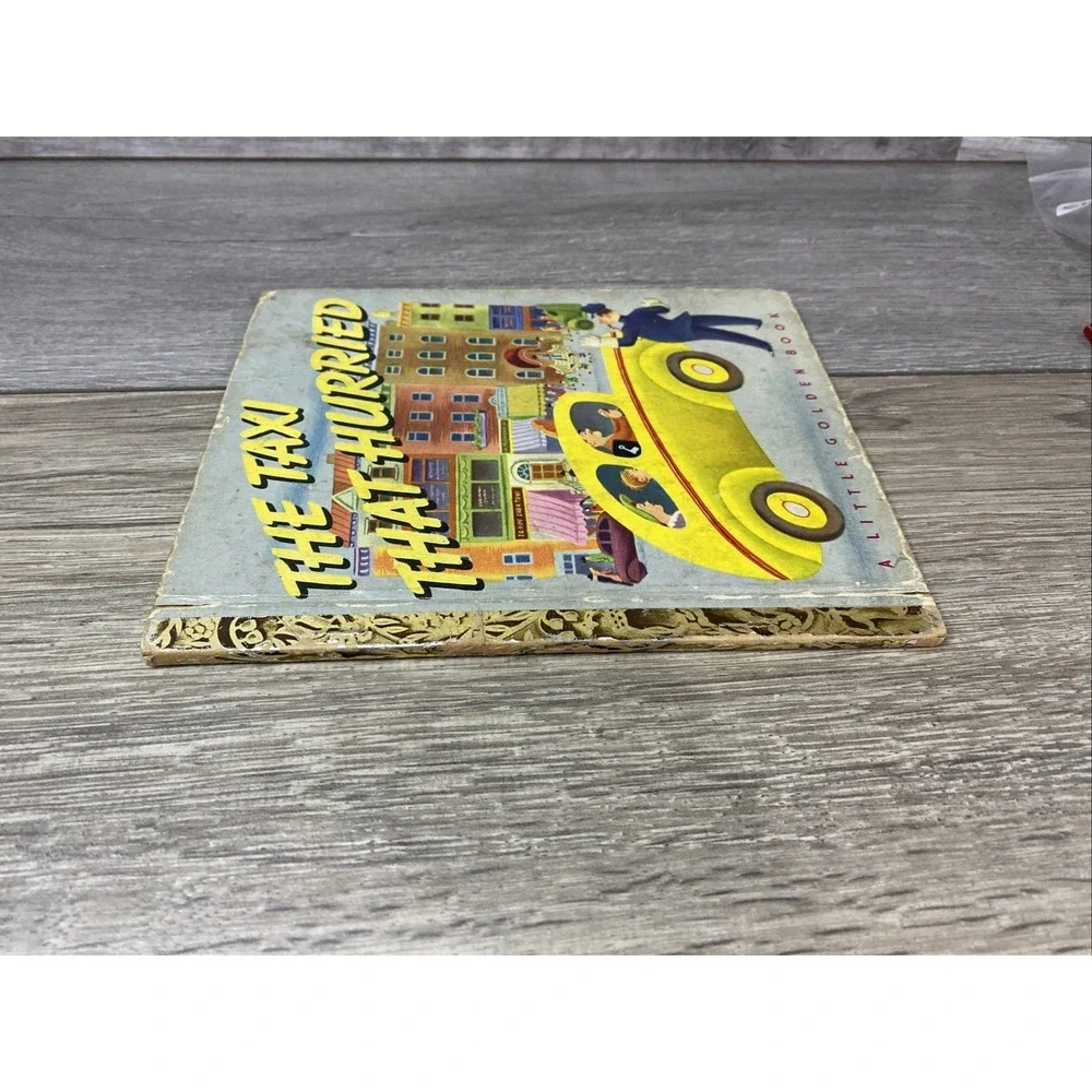 The Taxi That Hurried A Little Golden Book‎ by Sprague Mitchell Vintage 1946
